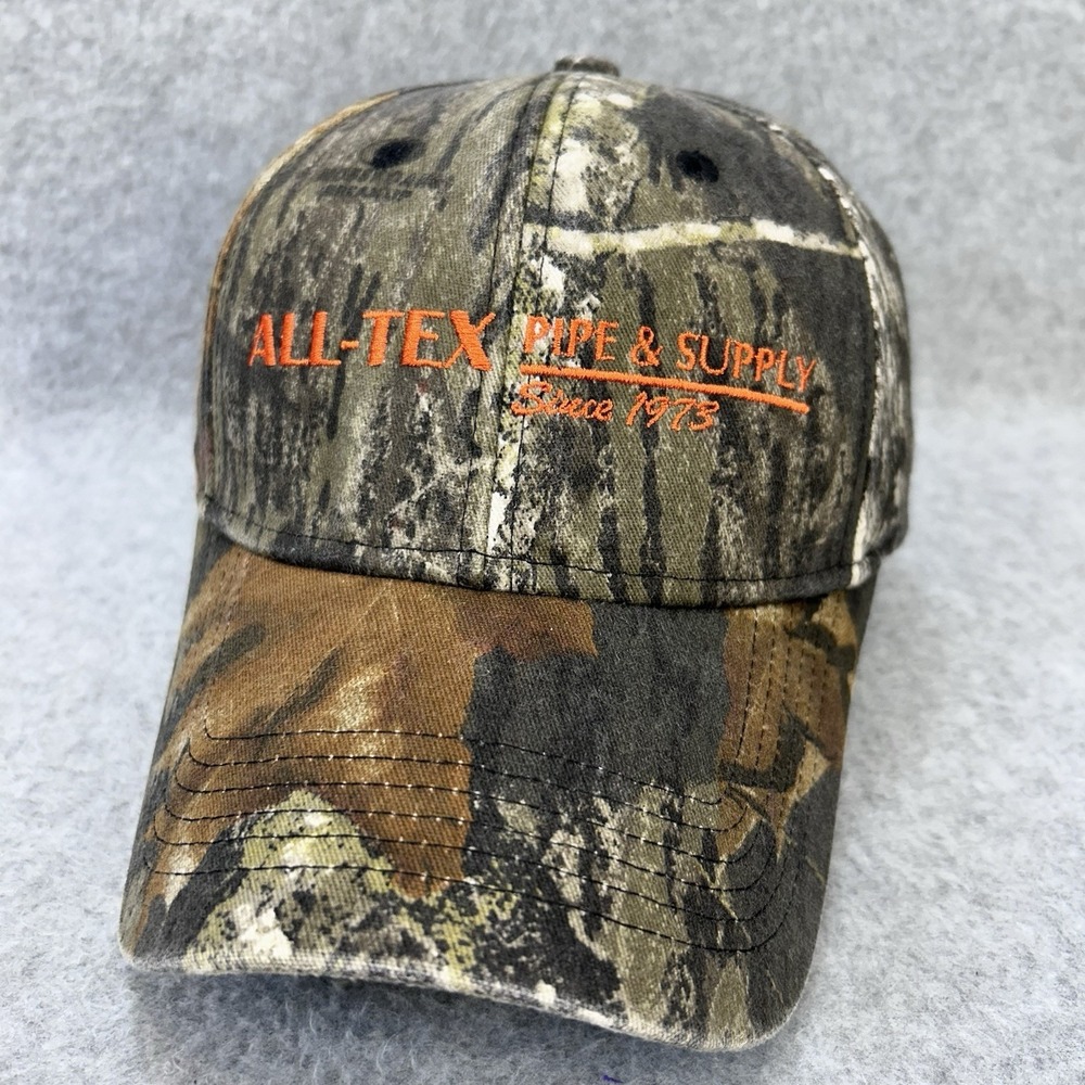 All-Tex Pipe & Supply Camo Hat Adjustable Strapback Embroidered Cap